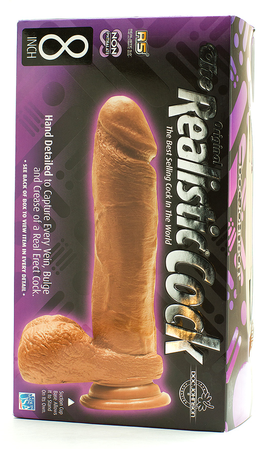 Фаллоимитатор реалистичный 8" мулат