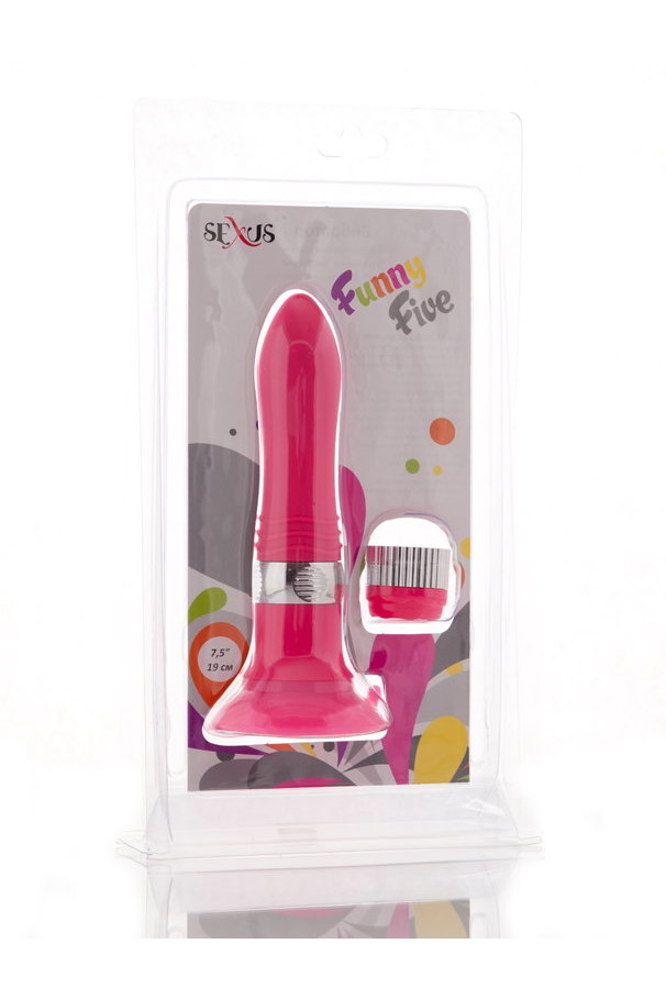 Вибратор на присоске 19см