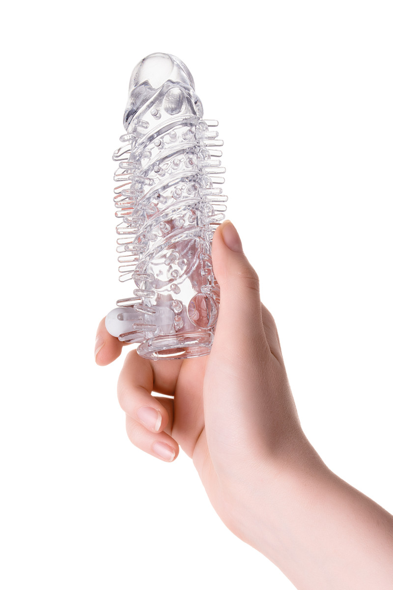 Вибронасадка на пенис 13 см