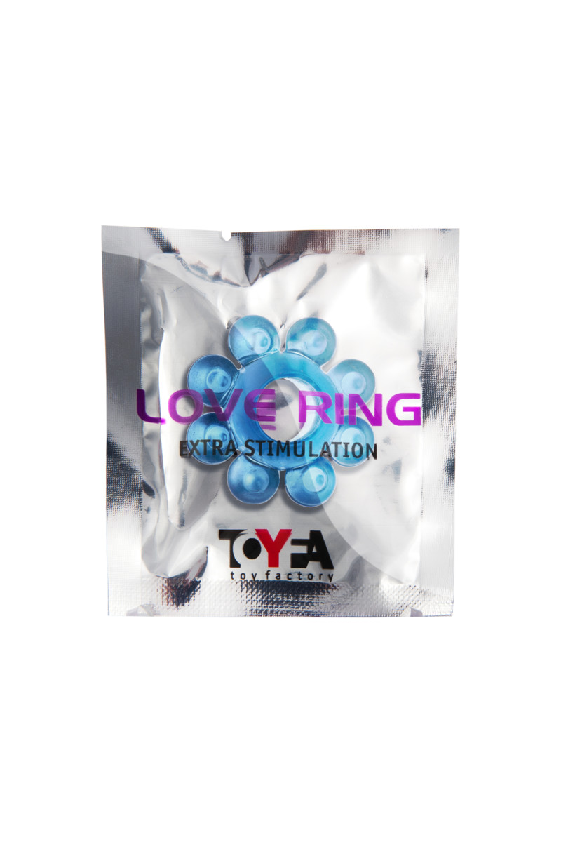 Кольцо гелевое синее