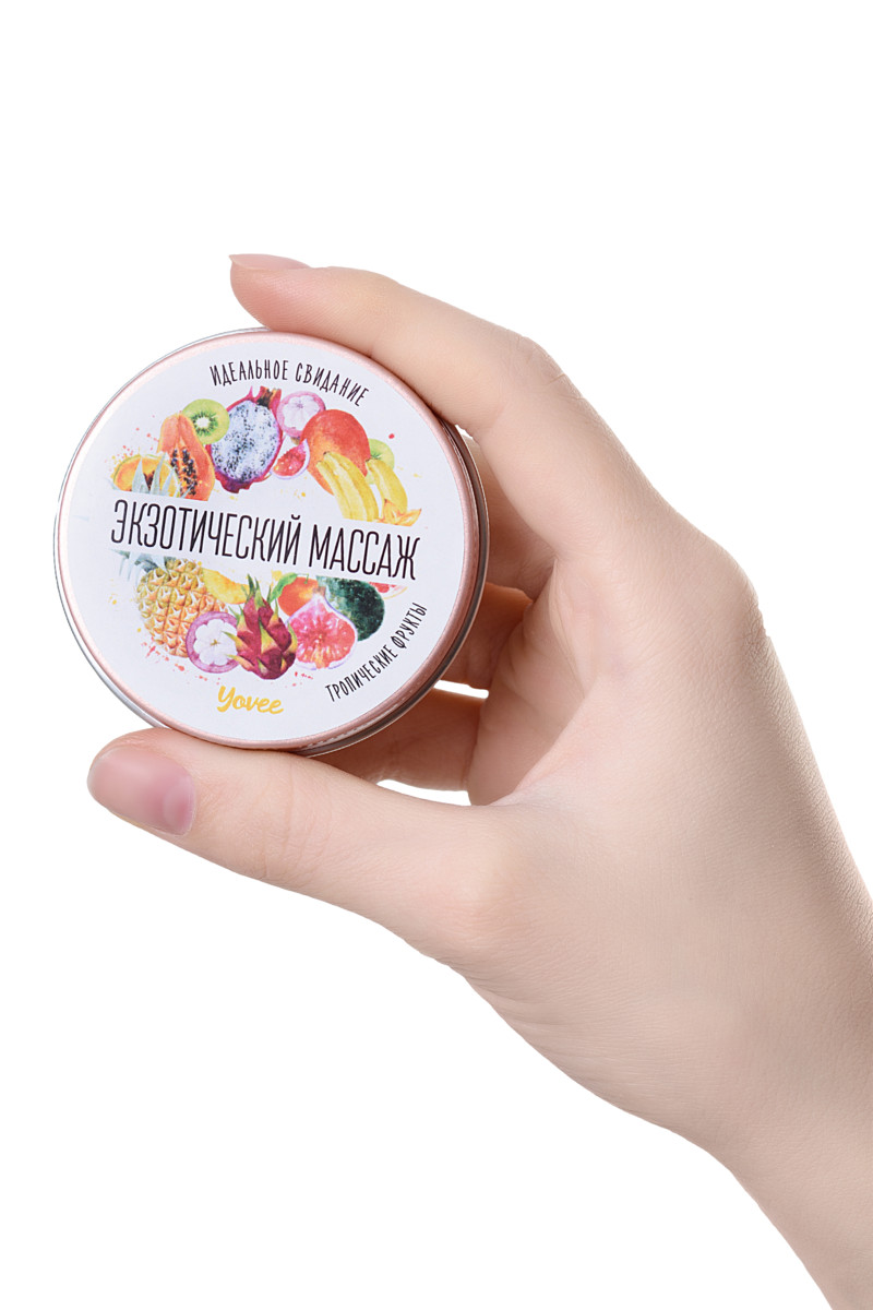 Массажная свеча «Тропические фрукты» 30 мл
