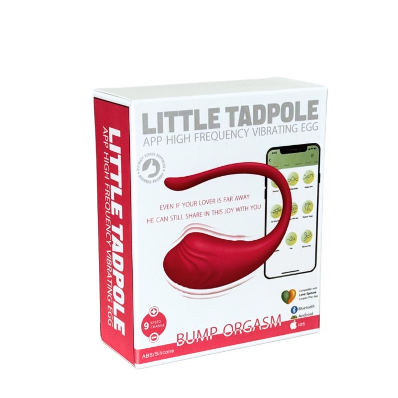 Виброяйцо с приложением 9 режимов розовый