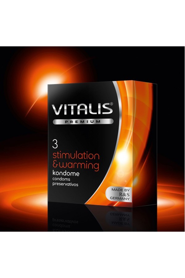 Презервативы "VITALIS" №3 с согревающим эффектом 3 шт