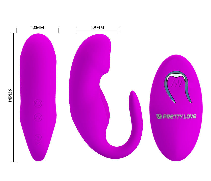Вибромассажер силикон 12 режимов ДУ
