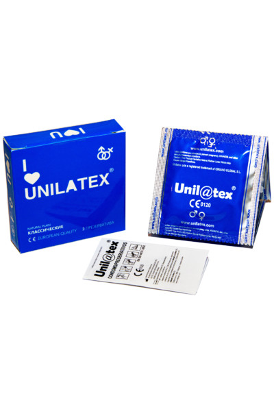 Презервативы Unilatex Natural Plain классические 3 шт