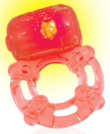 Кольцо светящееся в темноте "The Screaming Big O Glow"