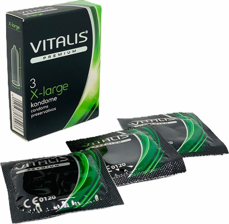 Презервативы Vitalis X-large увеличенного размера 3 шт