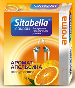 Презерватив "Sitabella"№1 с усиками Апельсин 1шт.