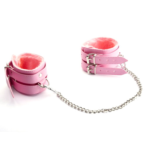 Оковы розовые с мехом