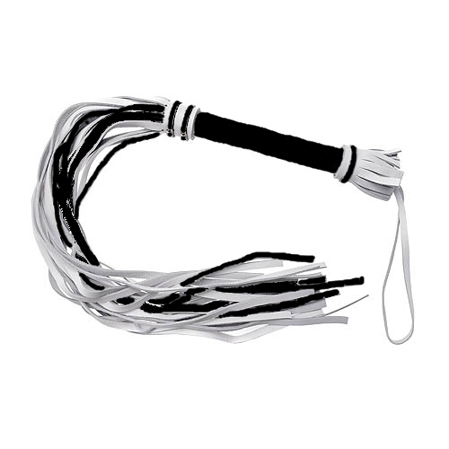 Кожаная плеть с черной рукояткой Кожаная плеть с черной рукояткой