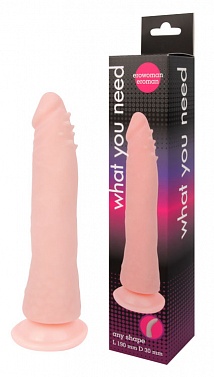 Фаллоимитатор гнущийся L  19 см D 3 см