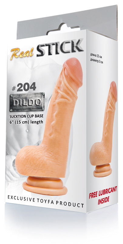 Фаллоимитатор RealStick #204 телесный