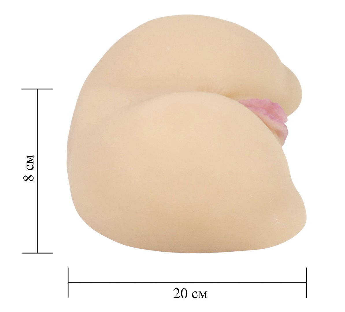 Мастурбатор вагина и анус 29х20 см