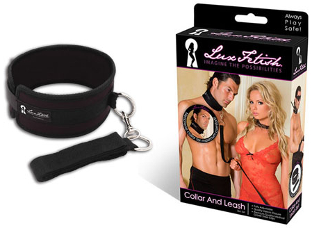 Ошейник с длинным поводком