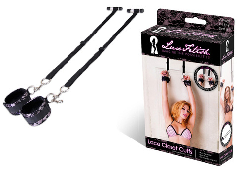 Кружевные фиксаторы для рук с креплением к двери