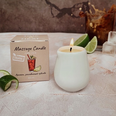 Массажная свеча TIME HEAT «Ром кола», 45 мл