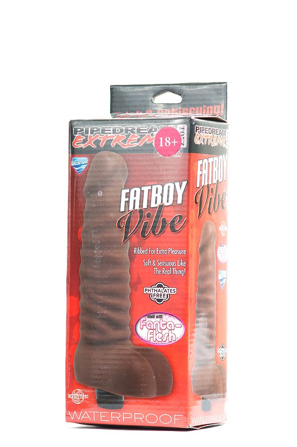 Фаллоимитатор с вибрацией коричневый "FAT BOY"