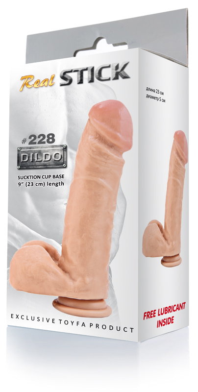 Фаллоимитатор RealStick #228 телесный