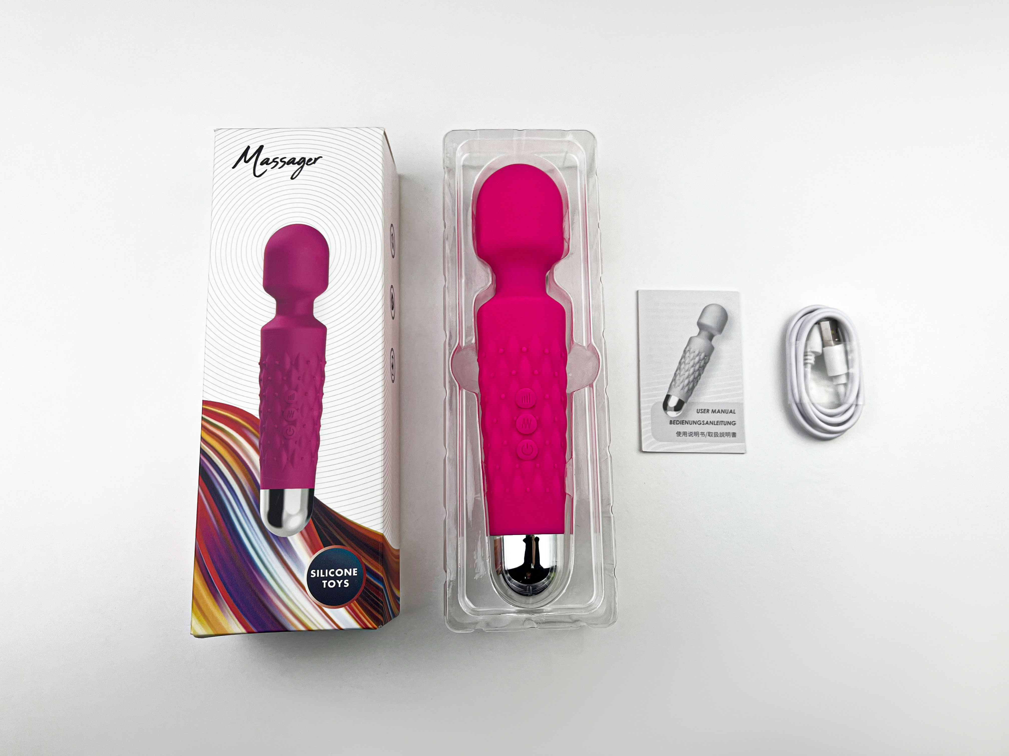 Вибромассажер 20 режимов вибрации, 5 режимов мощности