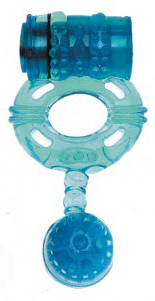 Эрекционное кольцо с вибрацией и стимулятором клитора