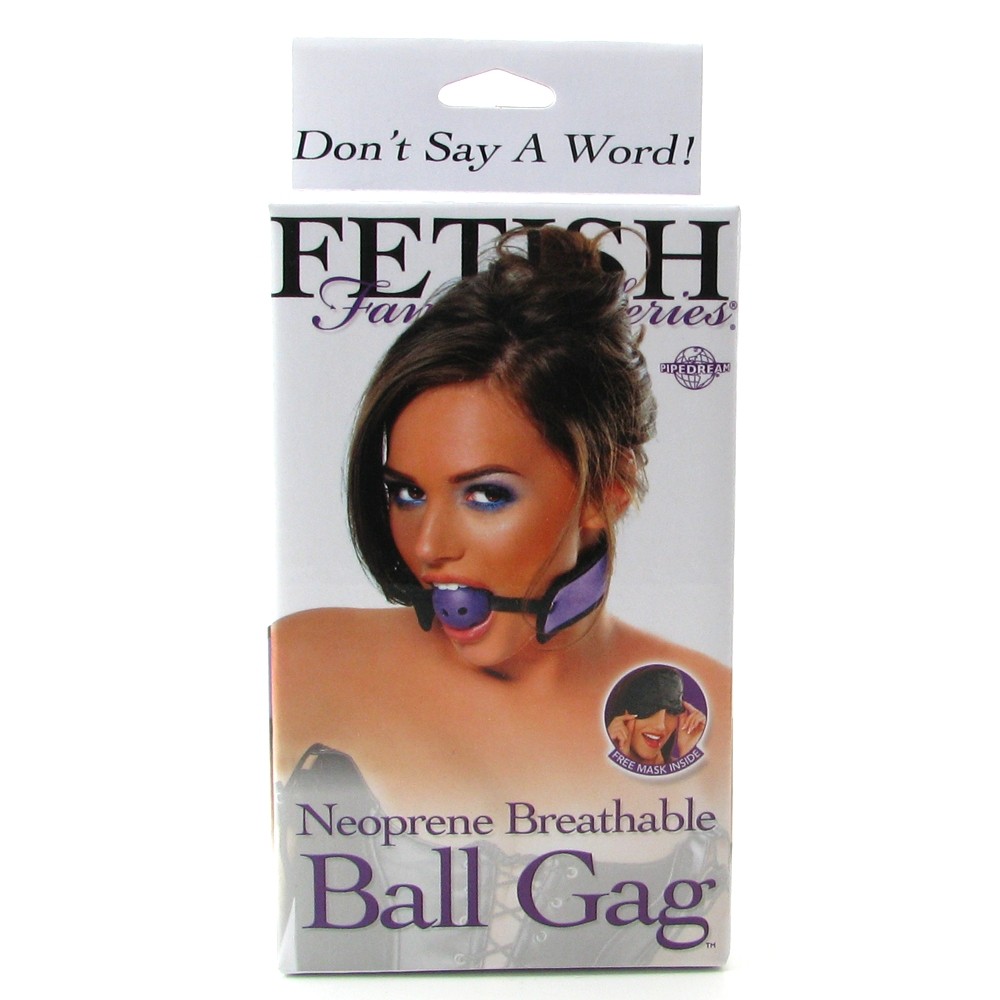 Сиреневый кляп "BREATHABLE BALL GAG"