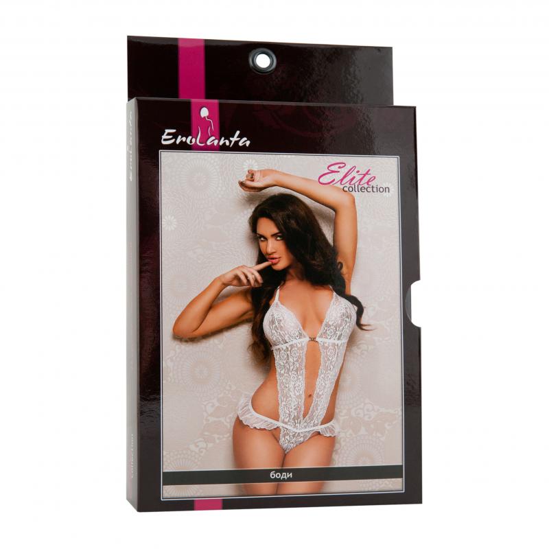 Боди кружевное на застежке черное-S/M Боди кружевное на застежке черное-S/M