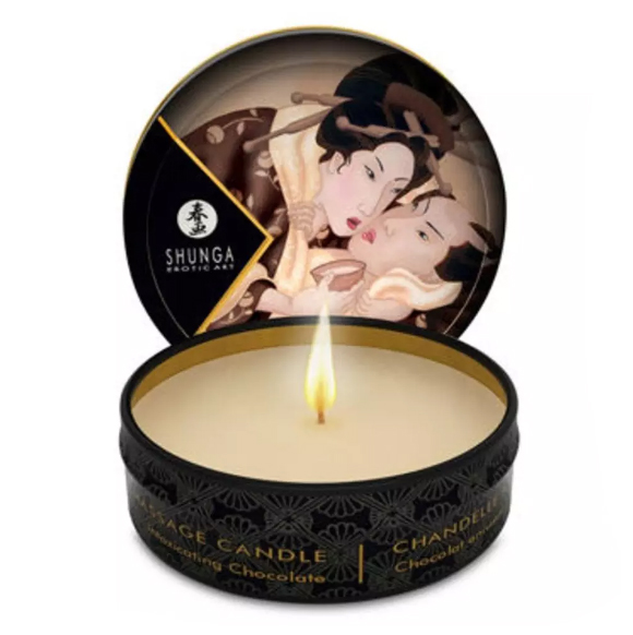 Массажное масло в виде свечи Шоколад Shunga 30 мл