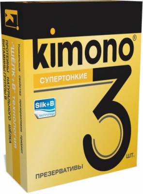 Презервативы KIMONO супертонкие 3 шт