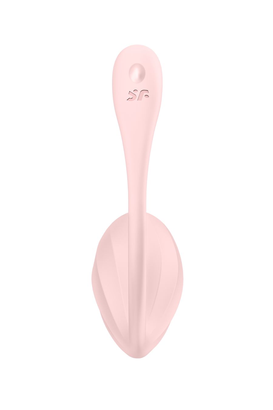 Виброяйцо Satisfyer Ribbed Petal Connect App с пультом ДУ, розовое