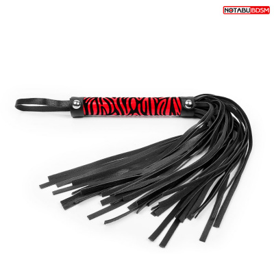 Плеть черный\красный длина хвоста 24 см