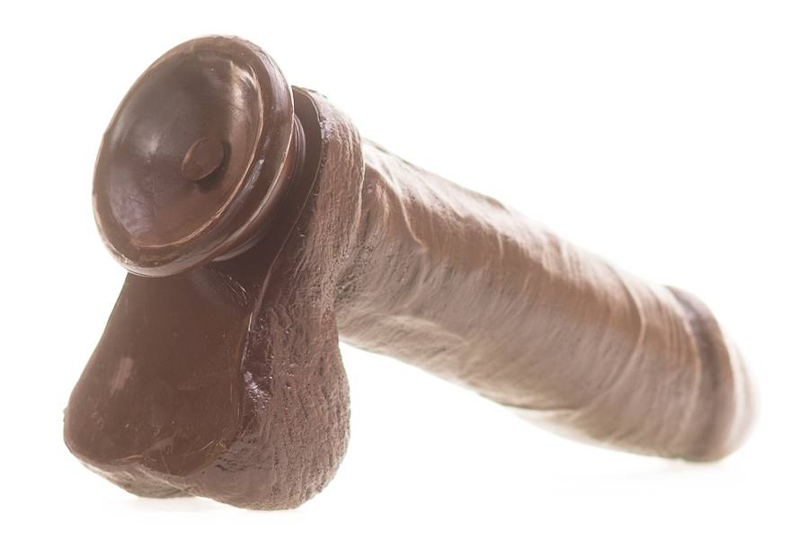 Фаллоимитатор реалистичный 8" чёрный