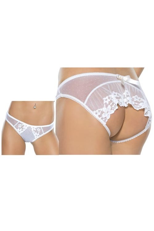 Трусики открытые сзади /цвет экрю/-L/XL Трусики открытые сзади /цвет экрю/-L/XL