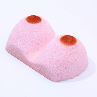 Бомбочка для ванны Грудь малина 110 г