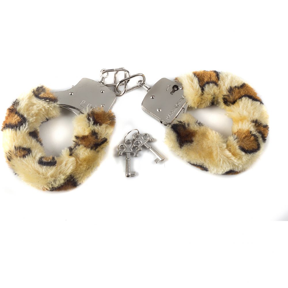 Наручники Lola Toys Bondage Furry Cuffs, леопардовые Наручники Lola Toys Bondage Furry Cuffs, леопардовые