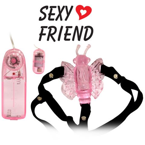 Вибробабочка на ремешках