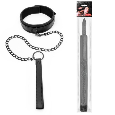 Ошейник с поводком