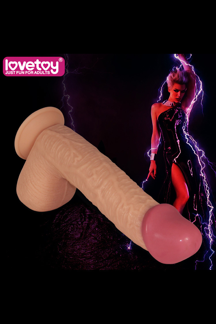 Фаллоимитатор на присоске, 26,7 см , телесный