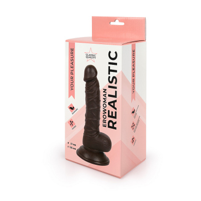 Фаллос ПВХ L 13,5 см D 3,7 см