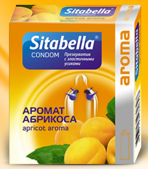 Презерватив "Sitabella"№1 с усиками Абрикос 1шт.