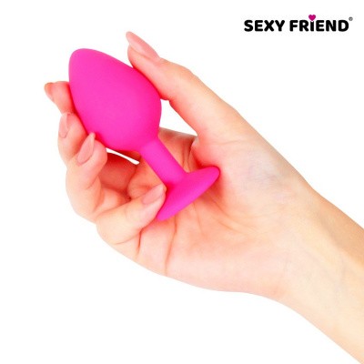 Втулка силикон розовый/синий 3,5 см