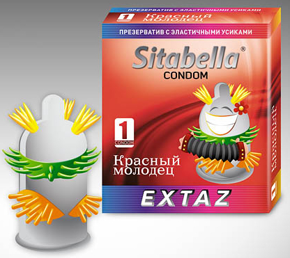 Презерватив "Sitabella"Extaz Красный молодец 1шт.