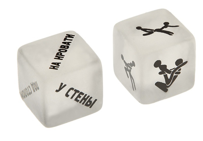 Кубики светящиеся в темноте "Камасутра"