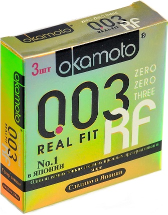 Презервативы OKAMOTO Real Fit №3