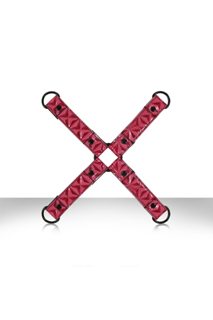 Фиксация крестообразная Sinful Hogtie розовая Фиксация крестообразная Sinful Hogtie розовая