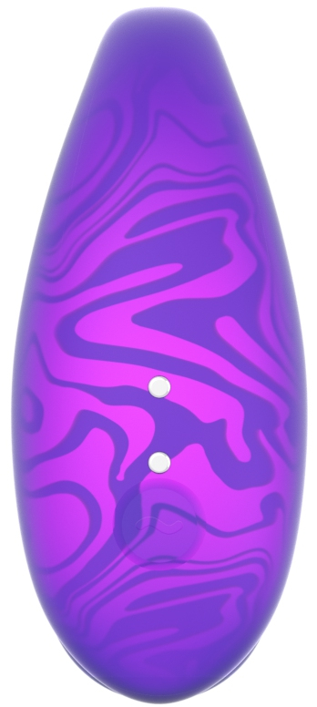 Вибромассажер для пар TWIN+ Purple с пультом, приложением