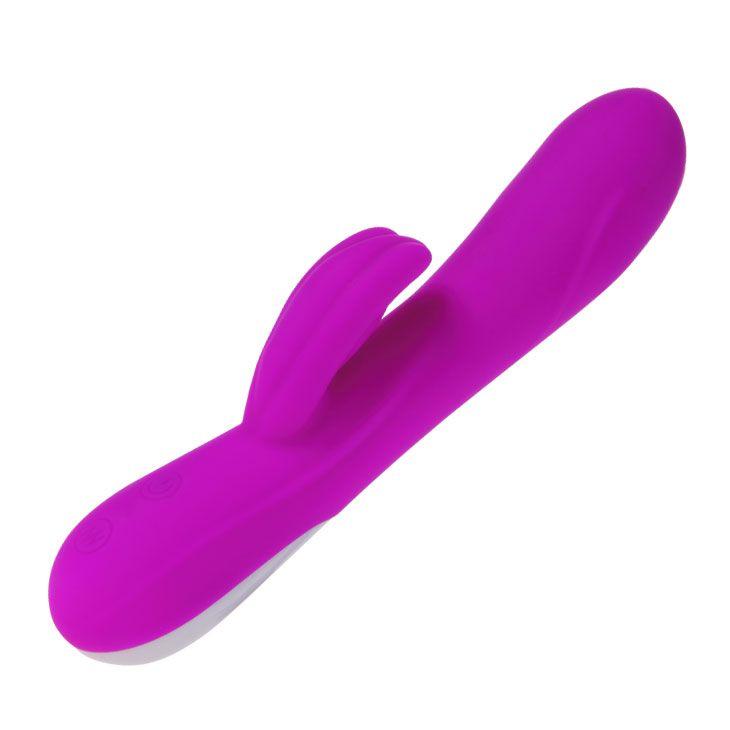Вибратор со стимуляцией клитора силикон