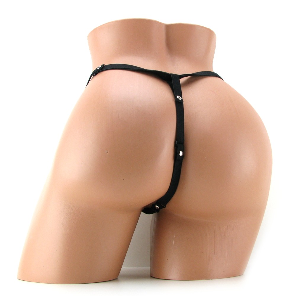 Стринги «Lovers Thong» декорированные белыми бусинами Стринги «Lovers Thong» декорированные белыми бусинами