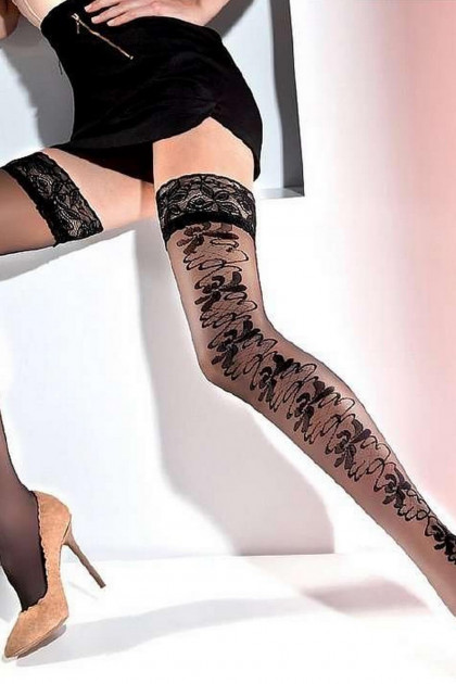 Чулки с узором Gabriella Evana ML