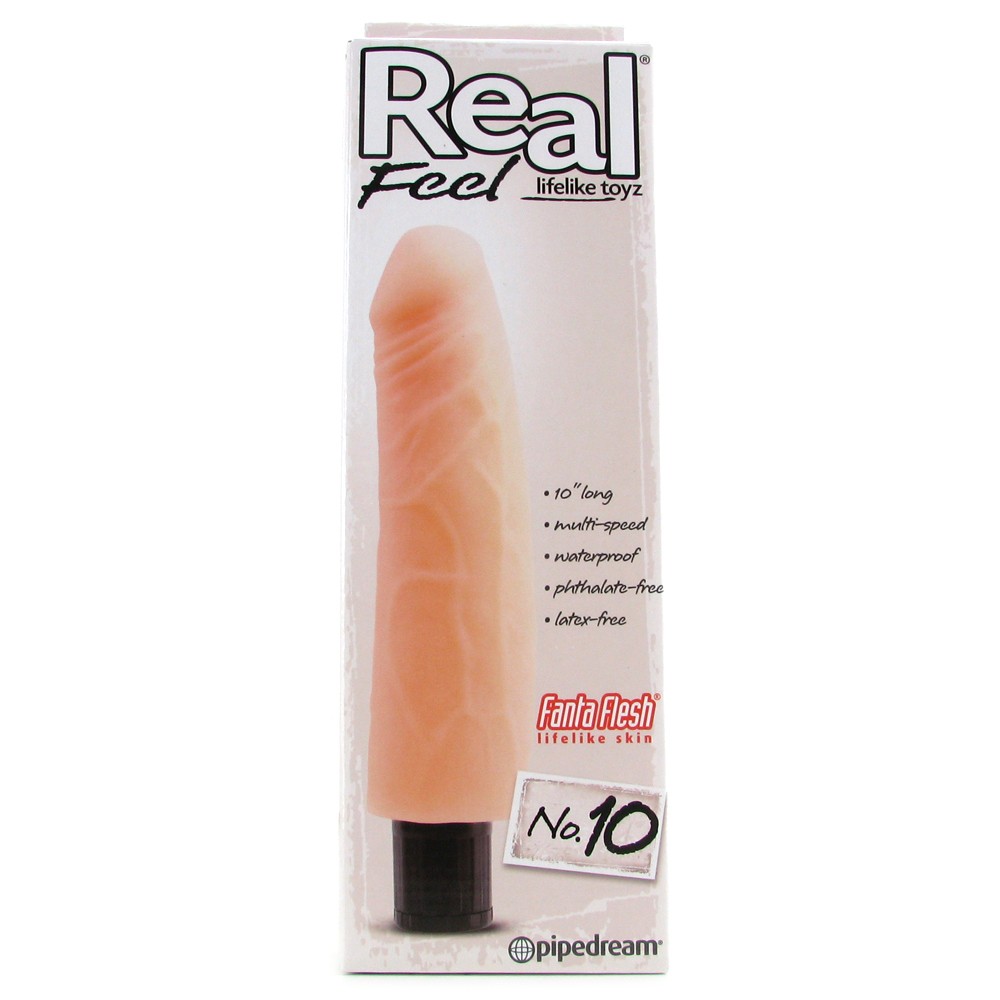 Мультискоростной реалистичный вибратор REAL FEEL №10 телесного цвета
