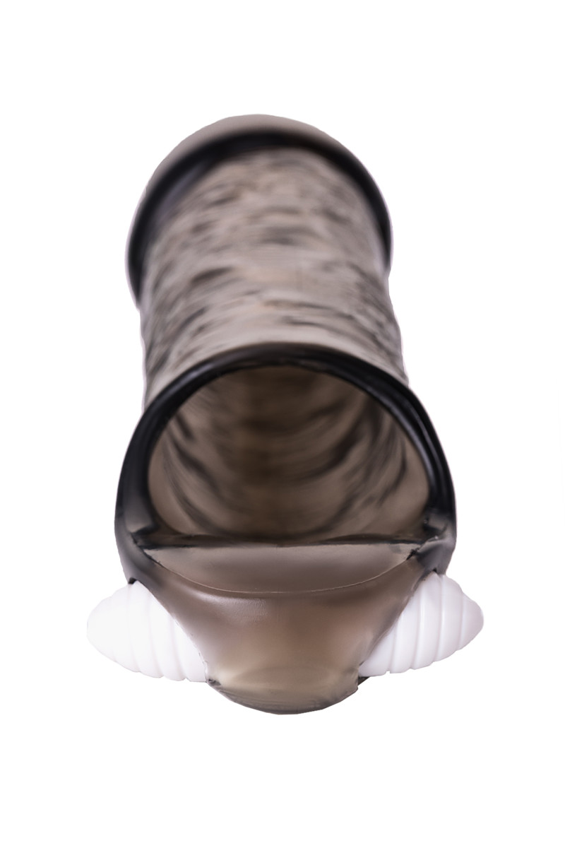 Насадка Toyfa XLover, черная прозрачная 15,4 см